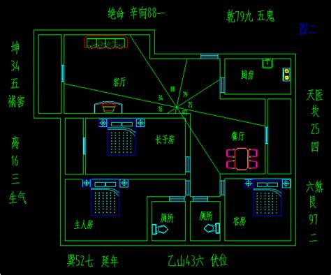 房间的风水|住宅风水图解100例